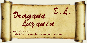 Dragana Lužanin vizit kartica